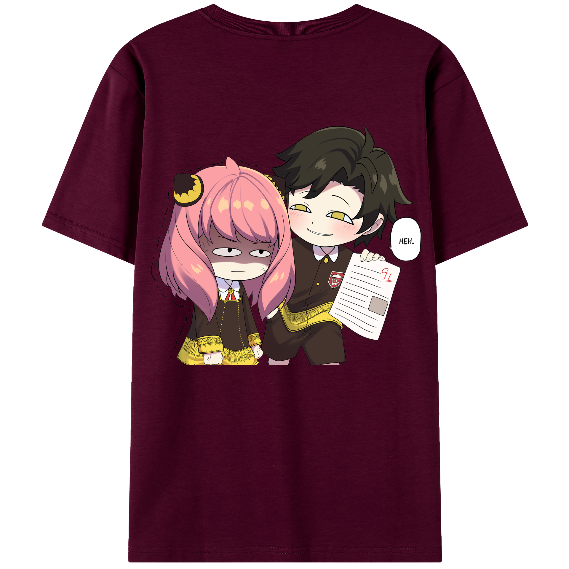 （画像用） SPY×FAMILY间谍家家酒 レディース半袖Tシャツ(バックプリント)